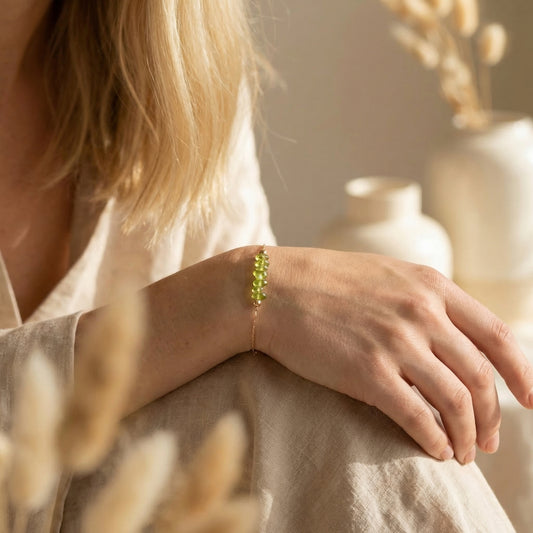 Neubeginn-Armband „Fresh Start“ - Peridot