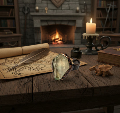 Arcana IX – Der Spiegel des Lichts  (Bergkristall /Clearquarz-Ring)