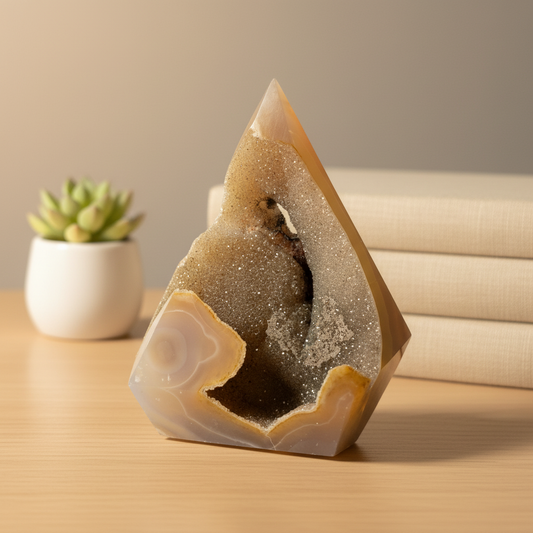 Sugar Shine Achat-Diamant · Unikat