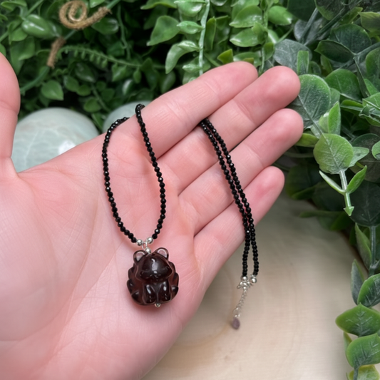 Halskette + Anhänger Neunschwänziger Fuchs