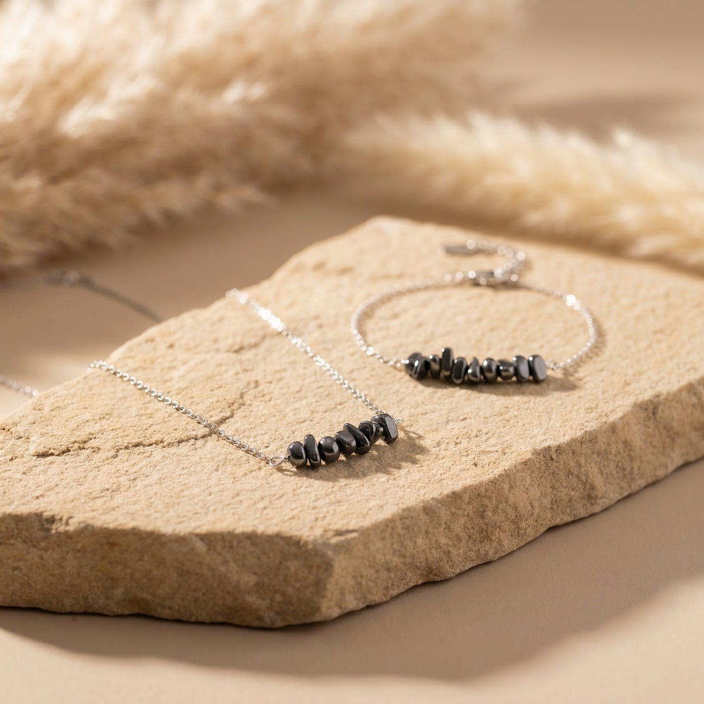 Kraft- & Erdungsset „Inner Anchor“ - Hämatit