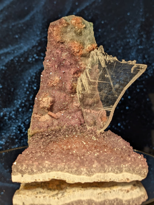 Amethyst & Marienglas Meditationscluster