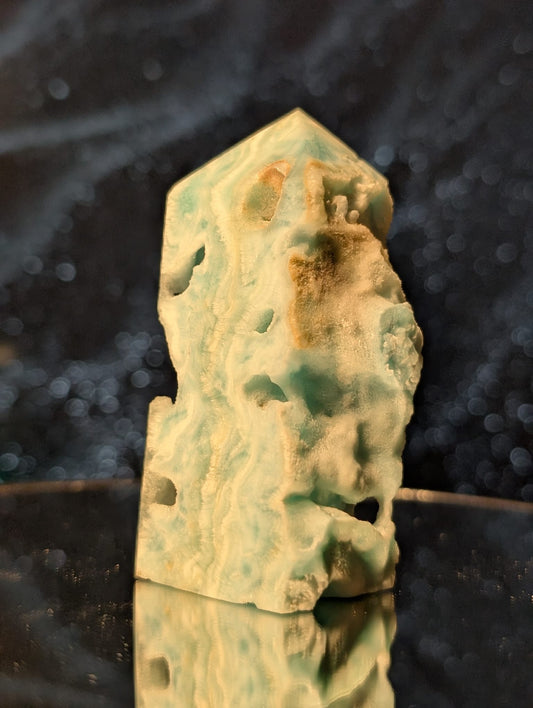 Aragonit-Turm mit Druzy