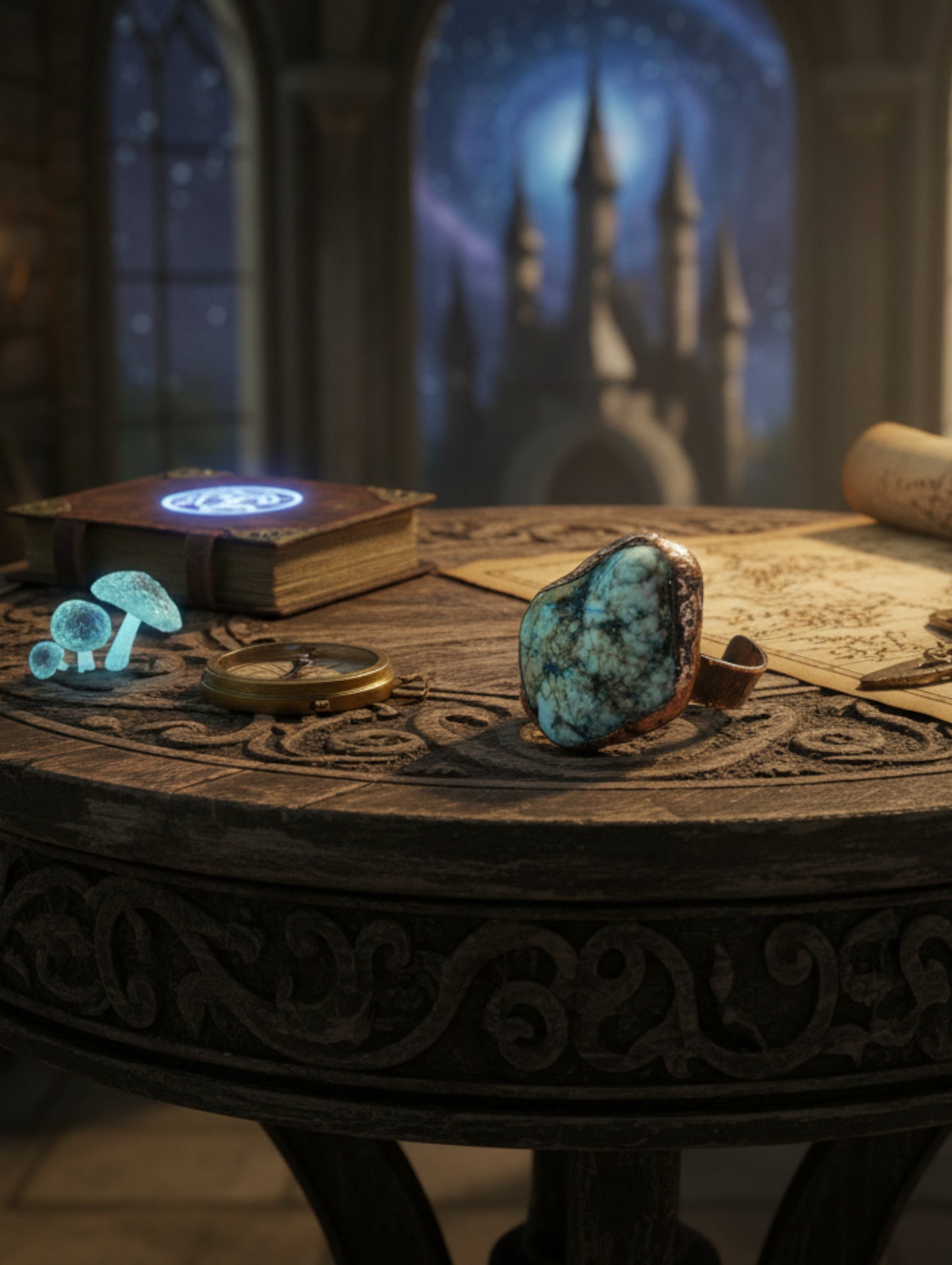 Arcana I – Der Wächter der Wahrheit (Türkis-Ring)