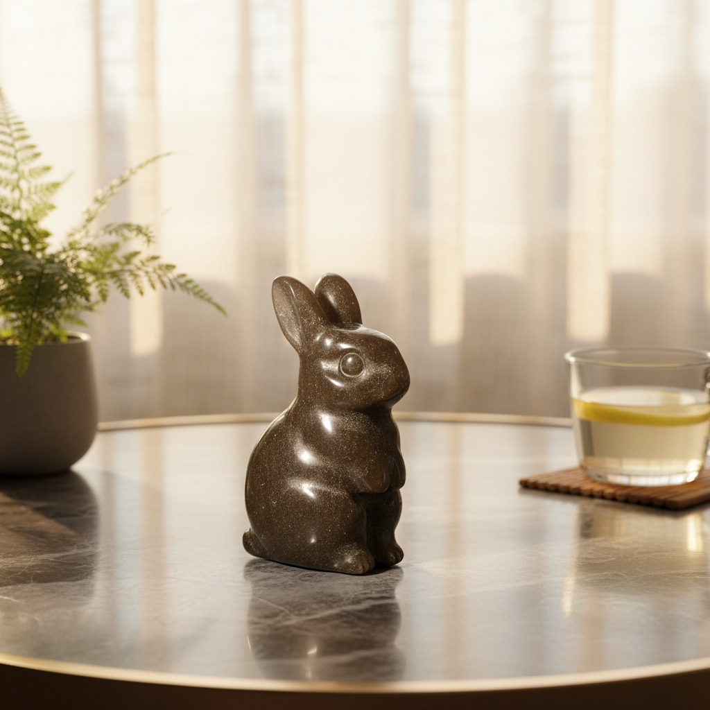 Silver Shine Obsidian Hase