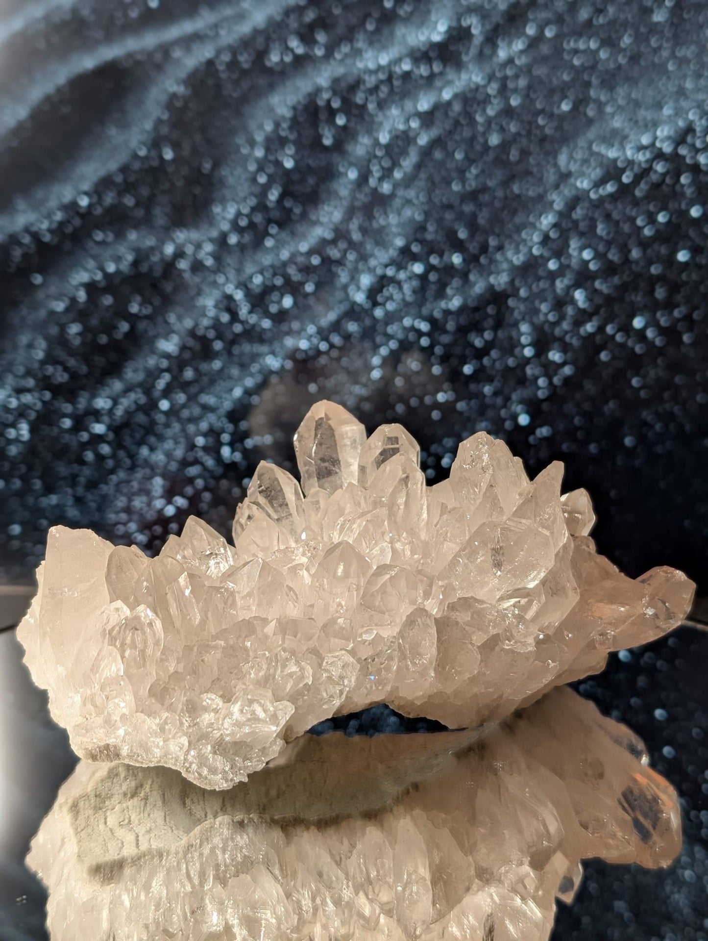 Clear Quartz Cluster (644g)